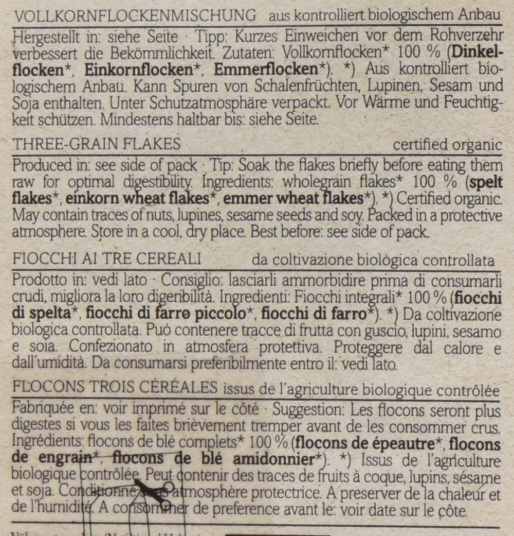 Verival Ancient Cereal Flakes - Bio, balení 6 ks (6 x 500 g)