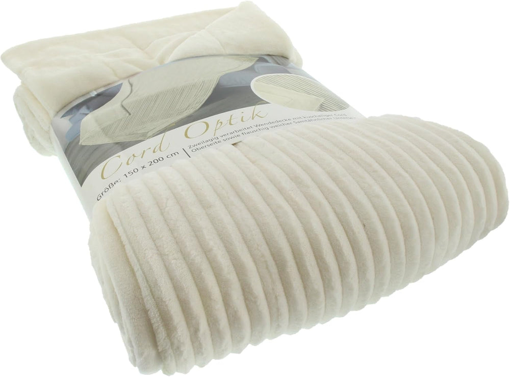 Gözze koberec do obývacího pokoje v sametovém vzhledu, 150 X 200 cm, bílá vlna, 40067-00-150200 Postele a přikrývky Besuche den Gözze-Store