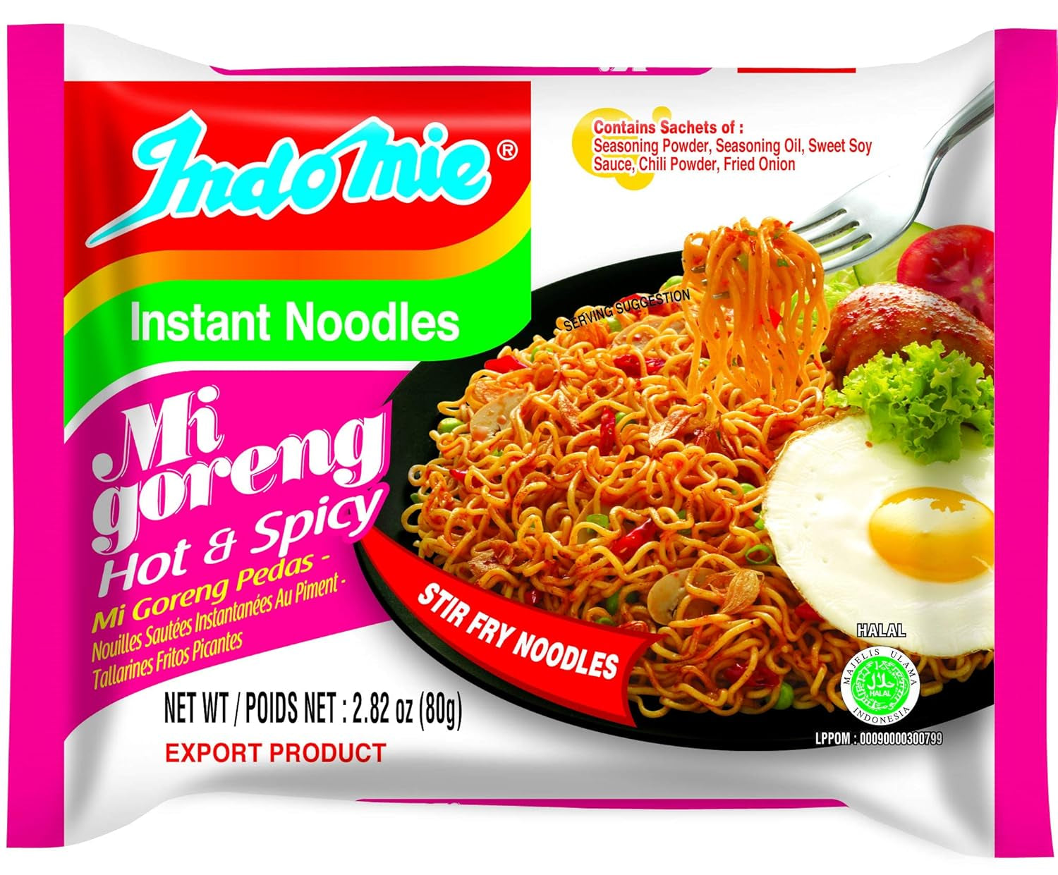 INDOMIE – Instantní nudle Mi Goreng – Multipack (40 x 80 g)