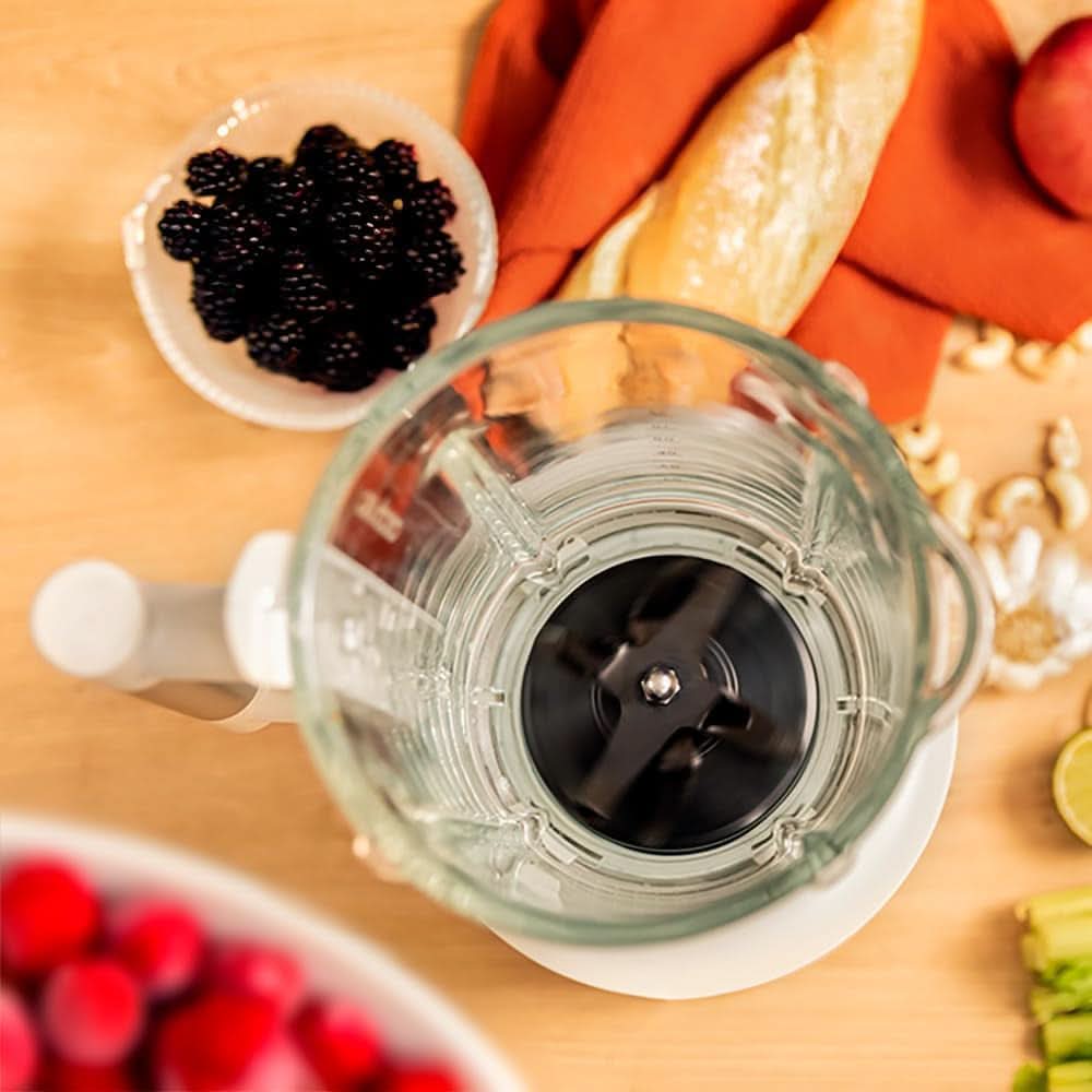 Cecotec Standmixer Grand Katana 2700MAX Total Destroy W. Maximalleistung 2700W, Gegenläufige Technologie, 8-Klingen-Messer Mit Schwarzer Titanbeschichtung, Thermoresistenter Krug 1,8L Mother and Child Naty Shop