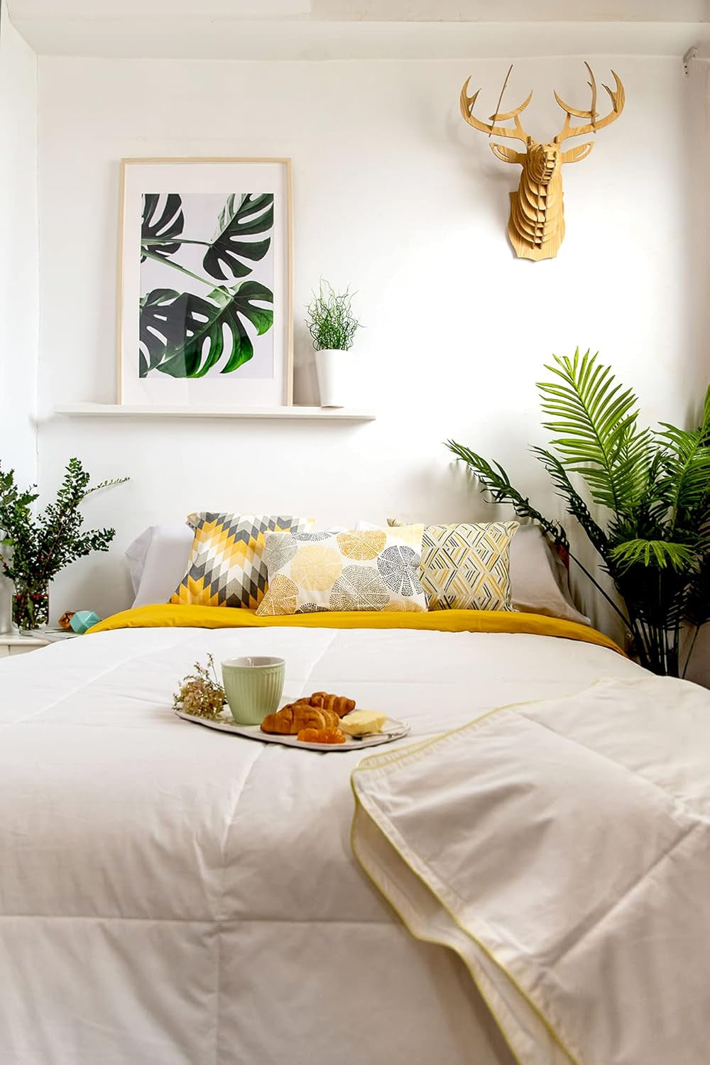 San Carlos Vivaldi - přikrývka, hustota 180 G + 120 G, 92 % prachové peří, 8 % peří, 4 roční období, bílá Přikrývky a přikrývky Naty Shop