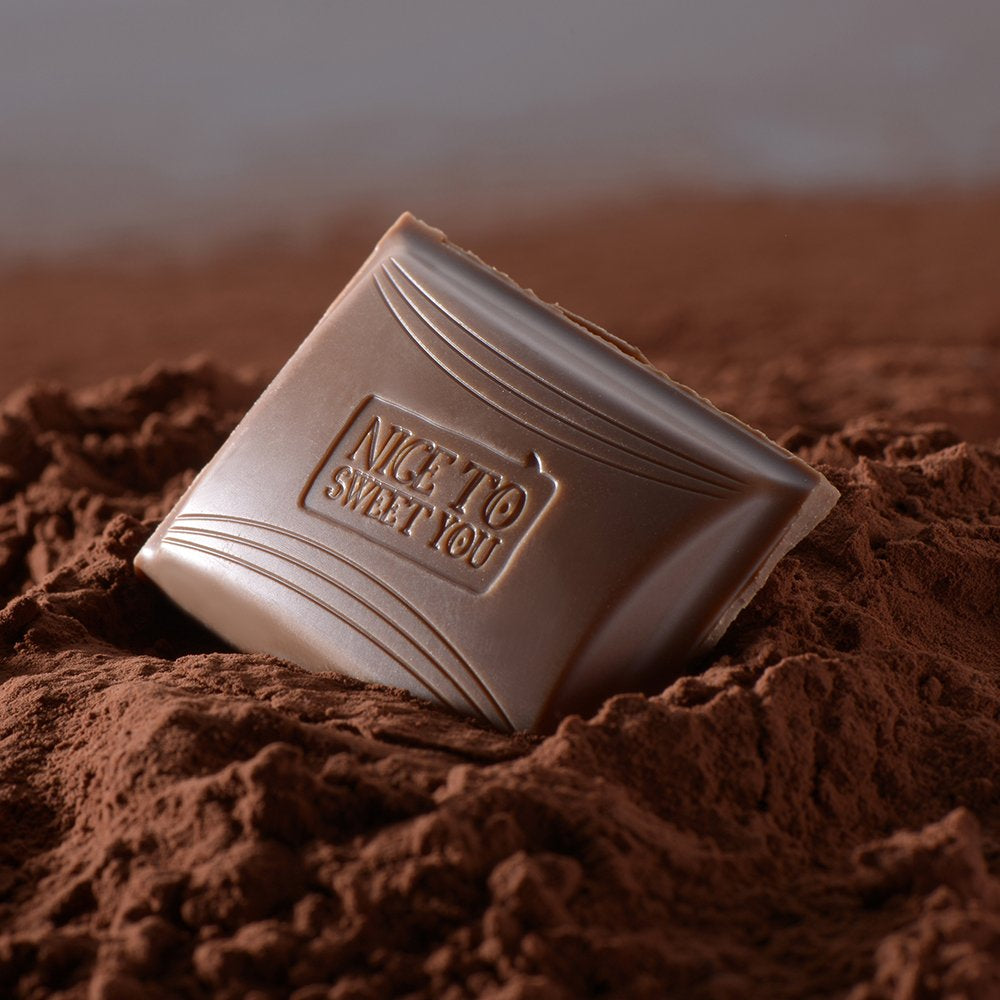 AHOJ Čokoláda se slaným karamelem | Tyčinka 100g | Mléčná čokoláda s náplní ze slaného karamelu | Čokoládová tyčinka | Čokoládový dárek (balení 5 ks)