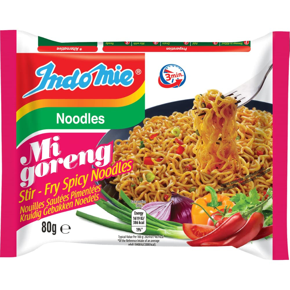 INDOMIE – Instantní nudle Mi Goreng – Multipack (40 x 80 g)