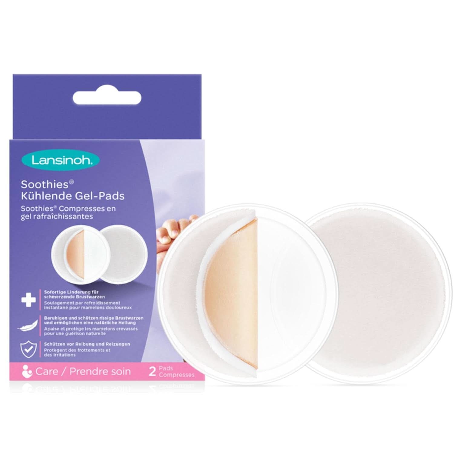 Lansinoh I Soothies Kühlgelkompressen Příslušenství Jídlo a kojení Bebe Naty Shop