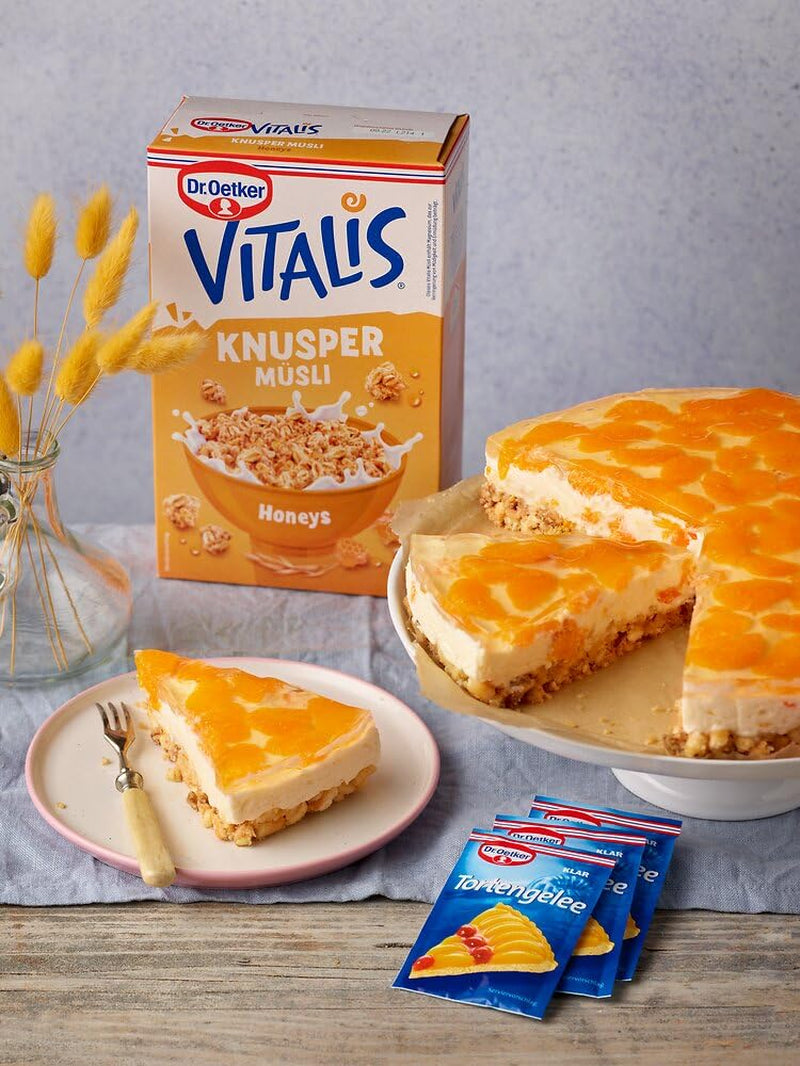 Oetker Vitalis Křupavé medy: Medové křupavé müsli ke snídani a svačině, 5 balení (5 x 600 g)