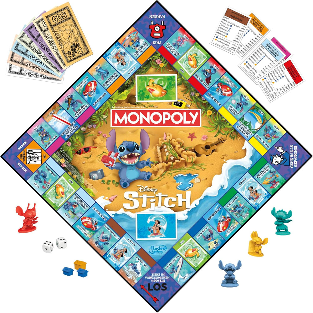 Desková hra Monopoly Disney Stitch Edition - německá verze