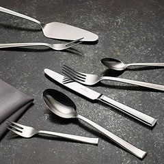 Villeroy & Boch – Victor Besteckset 68 Teilig Für 12 Personen Silber/Platin, Spülmaschinenfest, Rostfrei, Tafelbesteck, Besteck Set, Essbesteck, Gabel, Löffel, Messer, Küchen Besteck Set, Edelstahl Bucatarie Naty Shop