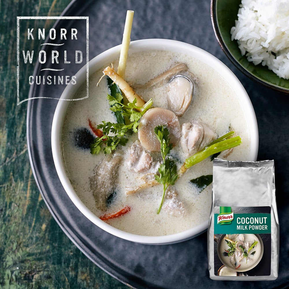Knorr Kokosmilch Pulver (sušené mléko aus 20 frischen Kokosnüssen, ergibt 6,6 litru Kokosmilch) 1er balení (1 x 1 kg)