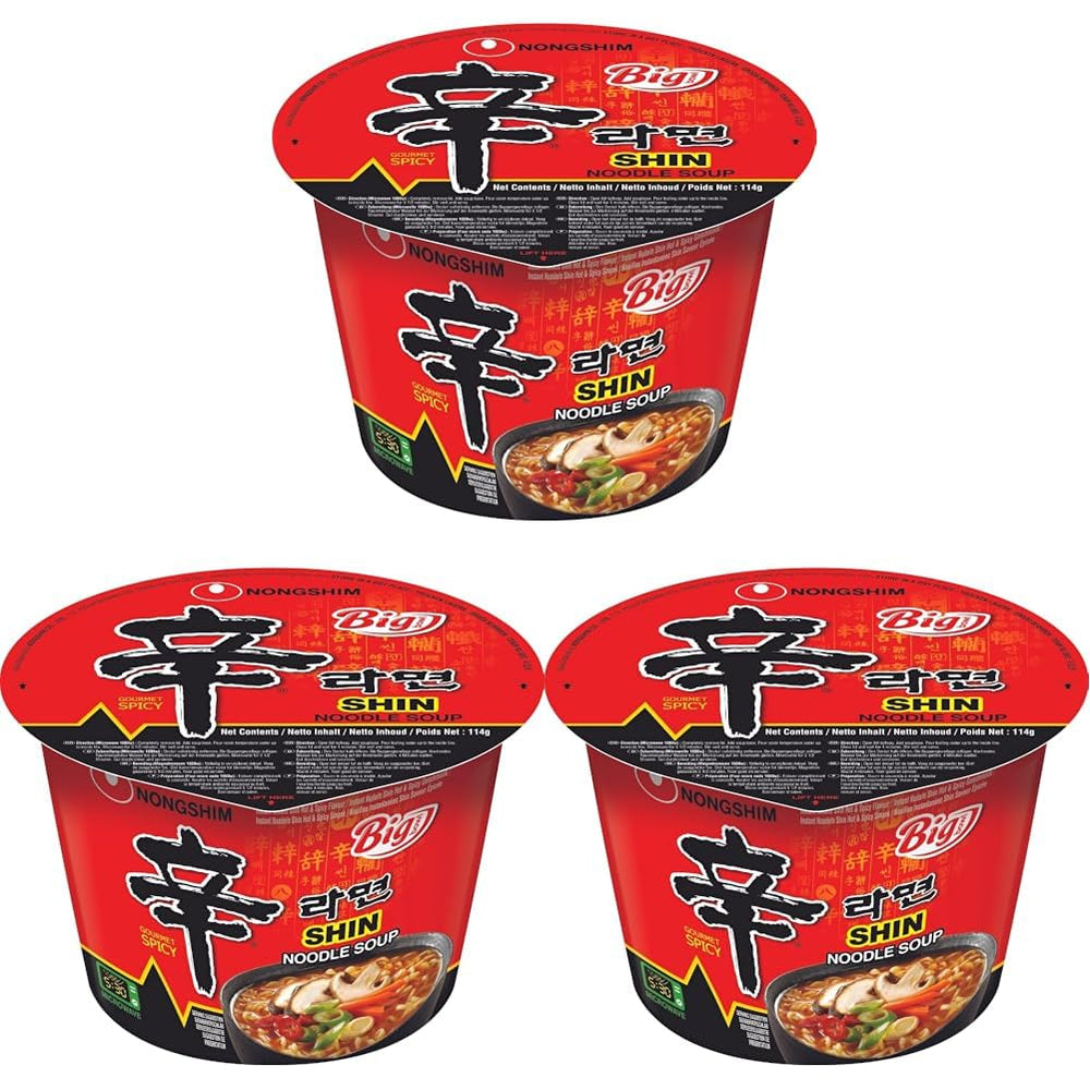 Nongshim - Instantní nudle Shin Ramyun - Multi Pack (20 x 120 g) - Design produktu se může lišit