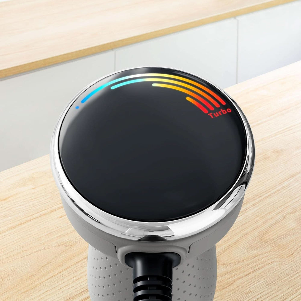 Tefal Quickchef+ 3-In-1 XL Stabmixer/Zerkleinerer/Schneebesen, 1000 W, Intuitive Geschwindigkeitsregelung, Turbo-Taste, Powelix-Messer-Technologie, Edelstahl, Grau, HB67MB30 Bucatarie Naty Shop