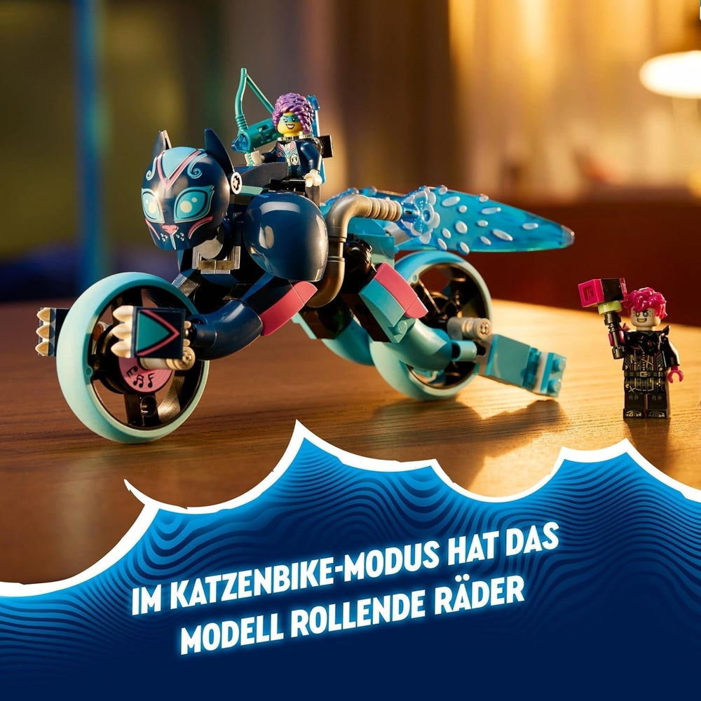 LEGO Dreamzzz Zoey's Cat Motorcycle 2 v 1 dárek pro 7 a více let starý model zvířat Stavebnice Hračka Motocykl Fantasy hrací sada pro chlapce a dívky 71479 Stavebnice Beuche den LEGO-Store