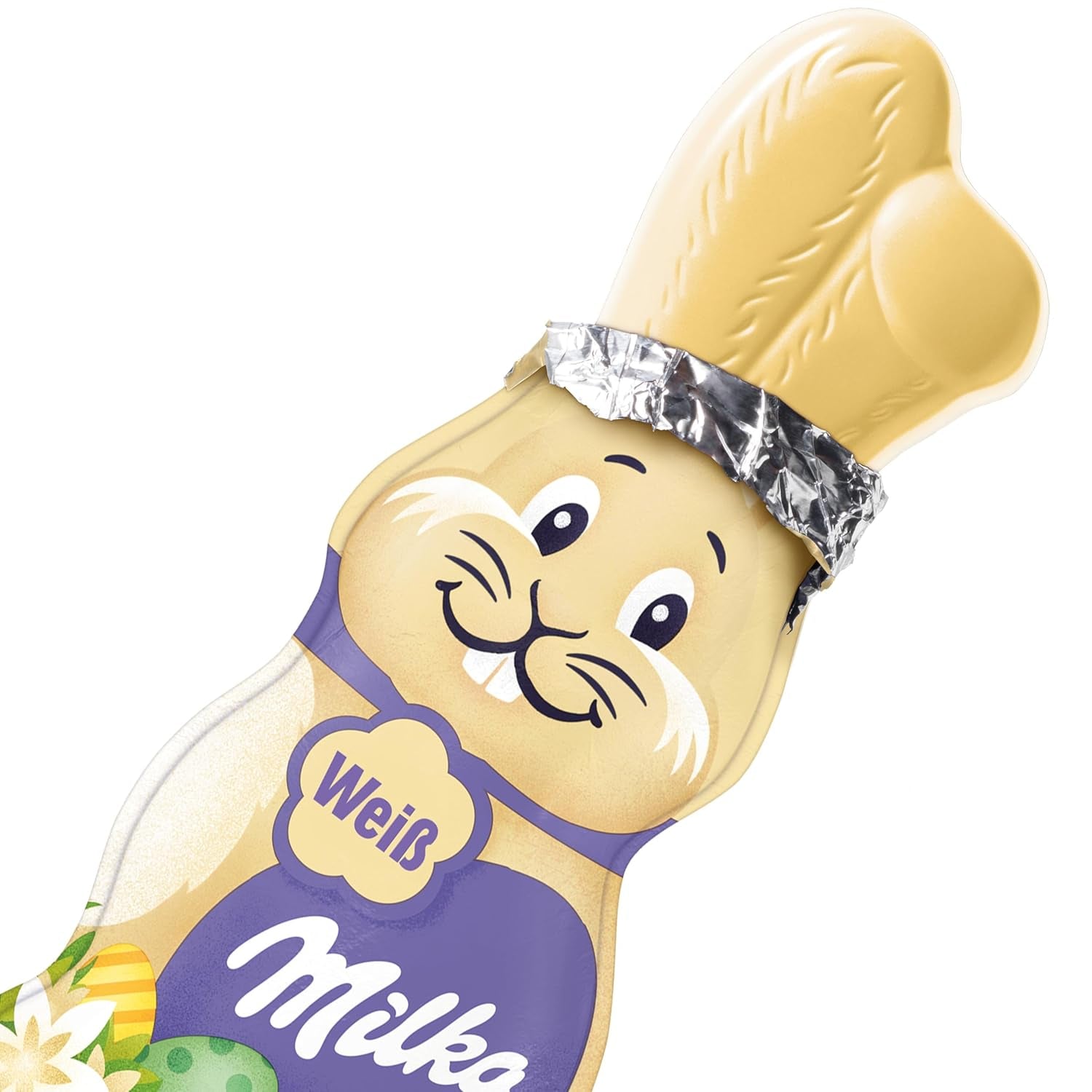 Milka Smiling Bunny White - velikonoční čokoláda z bílé čokolády ve tvaru zajíčka - 14 x 90g