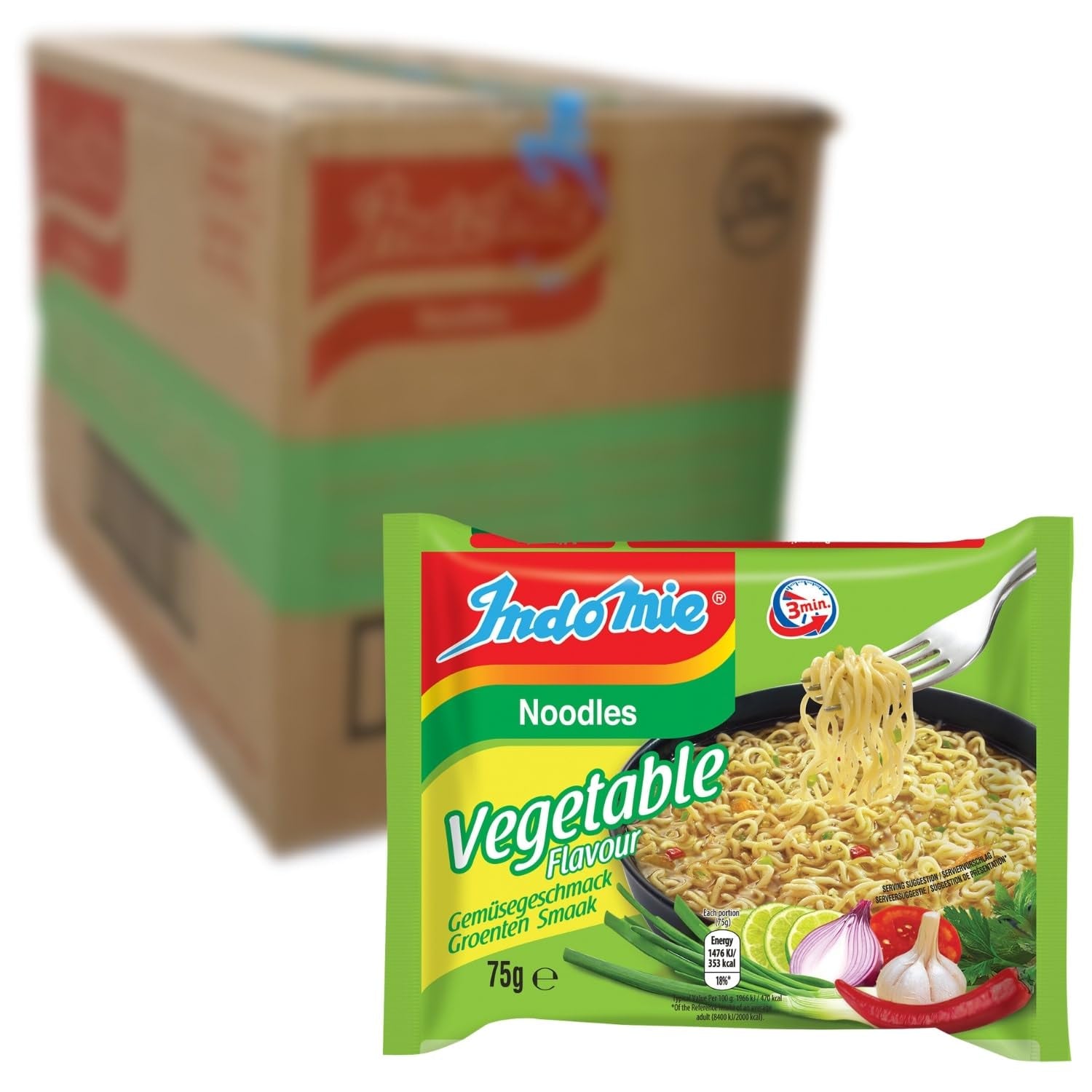 INDOMIE – Instantní nudle Mi Goreng – Multipack (40 x 80 g)