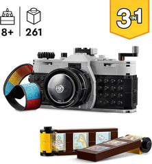 LEGO Creator 3v1 retro hračka s fotoaparátem, videokamera, televizor, dětské dekorace na stůl nebo doplňky do ložnice, fotografické dárky pro dívky a chlapce 8 let 31147 Stavebnice Besuche den LEGO-Store