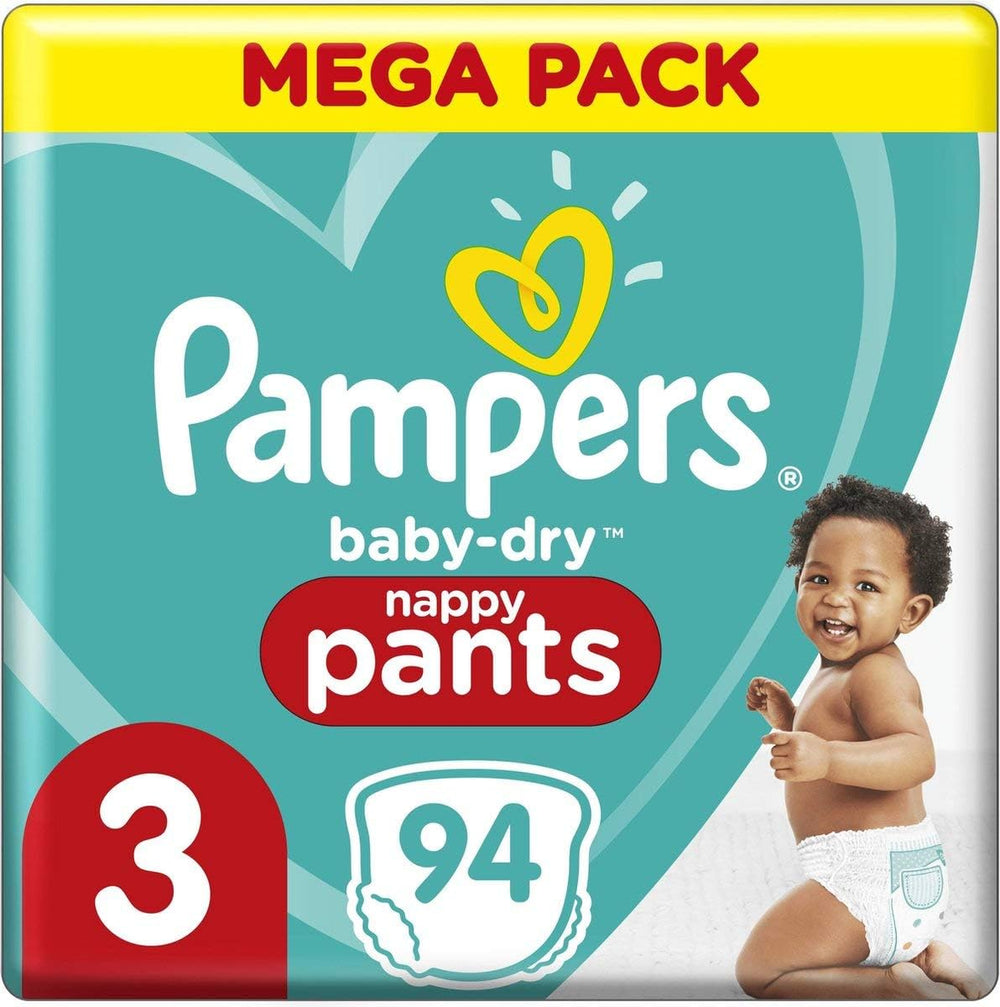 Plenky Pampers 81657566 Baby-Dry Pants, bílé