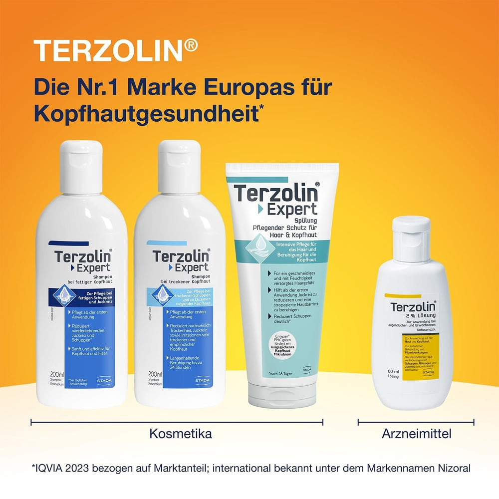 Terzolin Expert Șampon pentru scalp și păr gras, anti-mătreață, 200 ml Duș și baie Terzolin