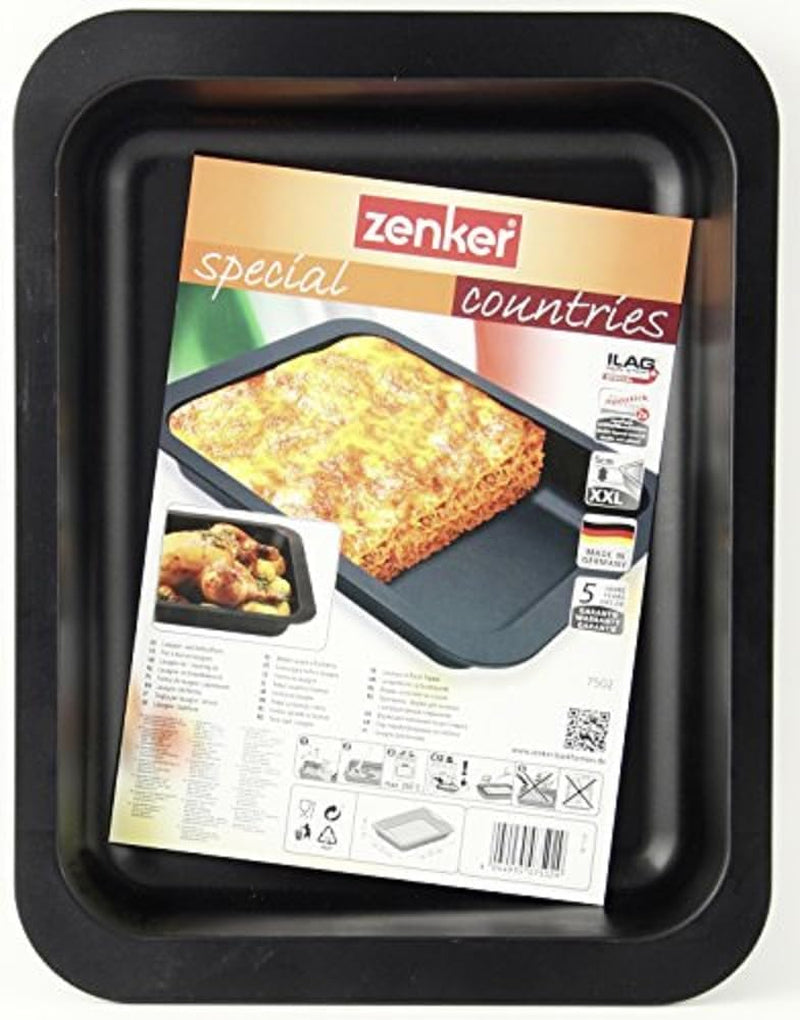 Zenker 7502 Lasagne- Und Auflaufform 32,5 X 25 Cm, ​​Special Country, Schwarz Formy a pečící plechy Naty Shop