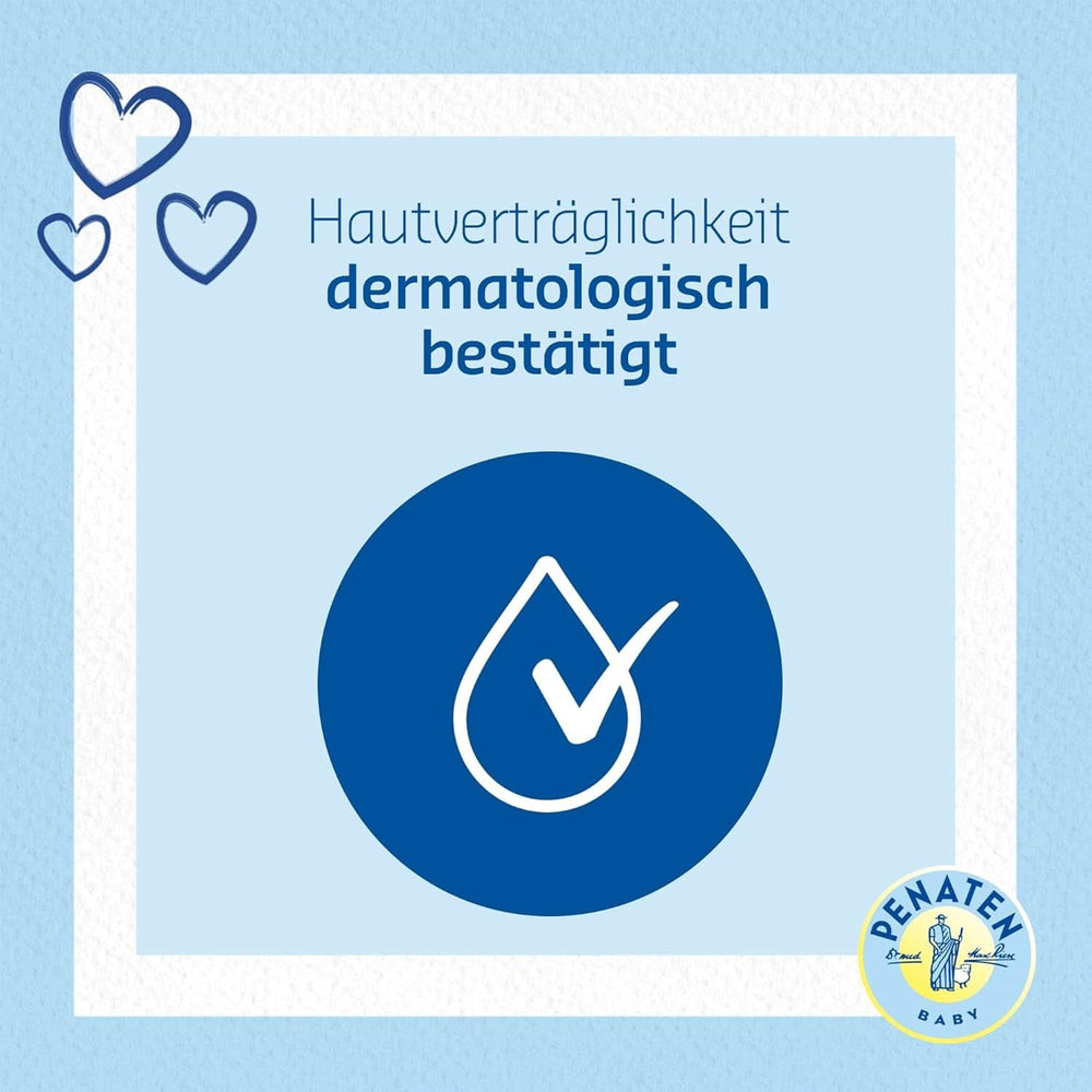 PENATEN Wash & Shower Cream (400 ml), sprchový gel a šampon pro kojence, bez parabenů a barviv Mother and Child Naty Shop