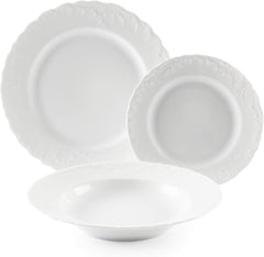 Set de tacâmuri Excelsa, 18 piese, alb