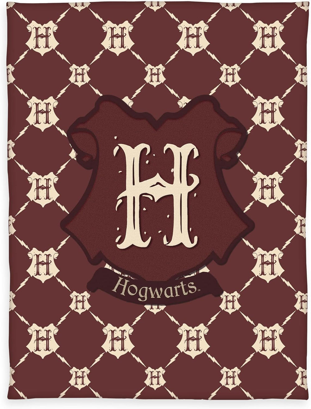 Harry Potter fleecová deka, 130 X 170 cm, 100% polyester, fleece, 7574413127523, hnědá/béžová Postele a přikrývky Besuche den Herding-Store Výchozí název