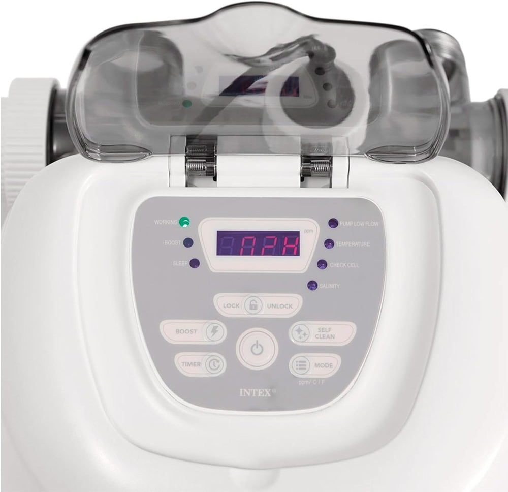 Intex 26668 - Krystal čirý filtrační systém slané vody pro 2650-12112 l/h filtrační čerpadlo pro malé bazény do 26500 l plastové bílé