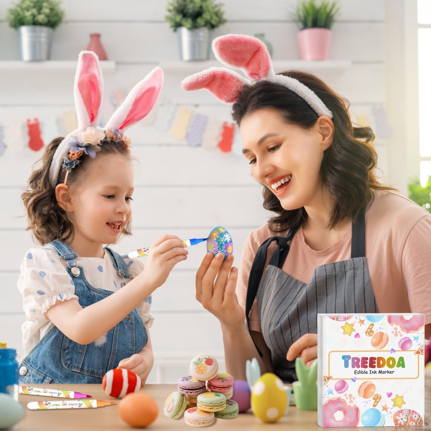 Pixuri colorante alimentare, 8 bucăți de pixuri alimentare cu vârfuri moi pentru linii groase și subțiri, pixuri alimentare pentru copt, pixuri comestibile pentru prăjituri, fursecuri, fondant, alimente