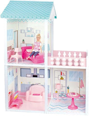 City Life - Villetta mit 3 Räumen und Zubehör Größe Playset montiert 61 x 40 x 78 cm
