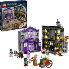 LEGO Harry Potter Obleky Ollivanders & Madam Malkin, Lands Of Diagon Alley, Dětská herní sada, Kouzelnické hračky, Fantasy dárky pro dívky, kluky a fanoušky od 8 let 76439 Stavebnice Besuche den LEGO-Store Výchozí název