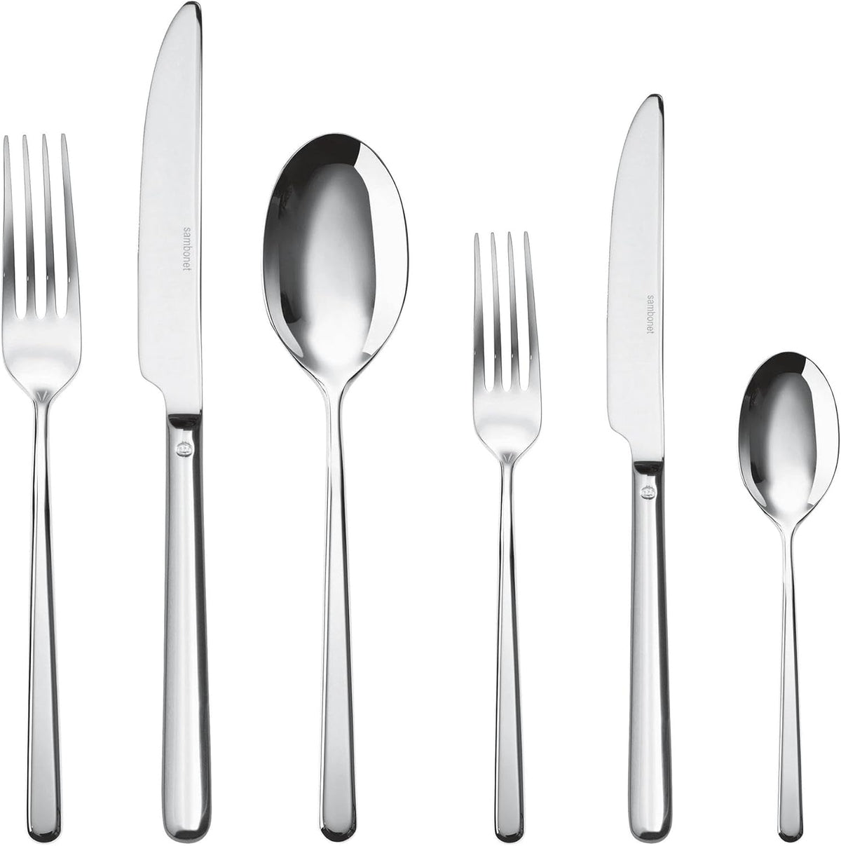 Sambonet 52513-83 Tacâmuri 36 piese, Oțel inoxidabil Bucatarie Naty Shop