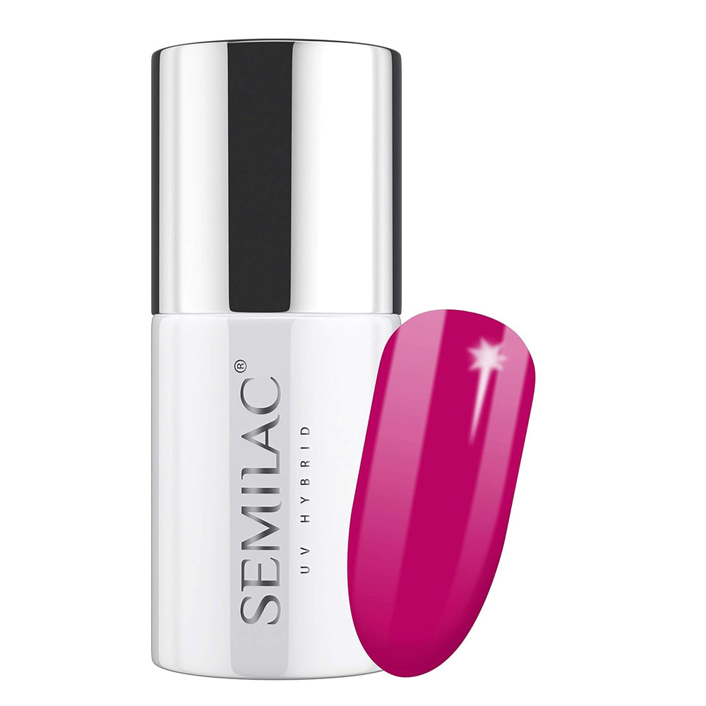 Semilac UV Nagellack Hybrid 404 Black Beans Muffin 7ml Kollektion Tastes of Fall