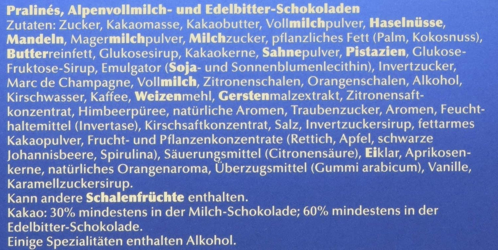 Specialități Lindt, 250 grame Bomboane de Ciocolata Naty Shop
