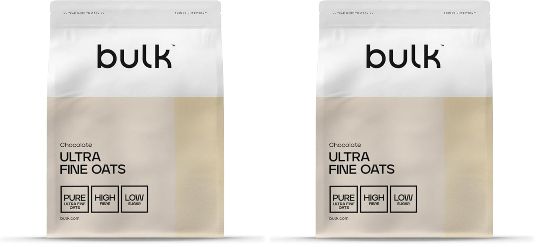 Jemně mleté ​​ovesné vločky, sypké, 2,5 kg, 50 porcí, balení se může lišit