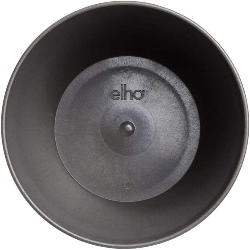 elho The Coffee Collection, ghiveci rotund de interior, 18 cm, fabricat din zaț de cafea și plastic reciclat - maro/maro espresso