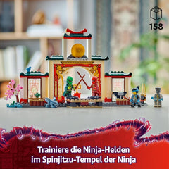 LEGO NINJAGO Spinjitzu Ninja Temple - Stavebnice se 4 minifigurkami a 1 figurkou draka - Stavebnice - Vánoční nebo narozeninový dárek pro chlapce a dívky od 4 let 71831 Stavebnice Besuche den LEGO-Store