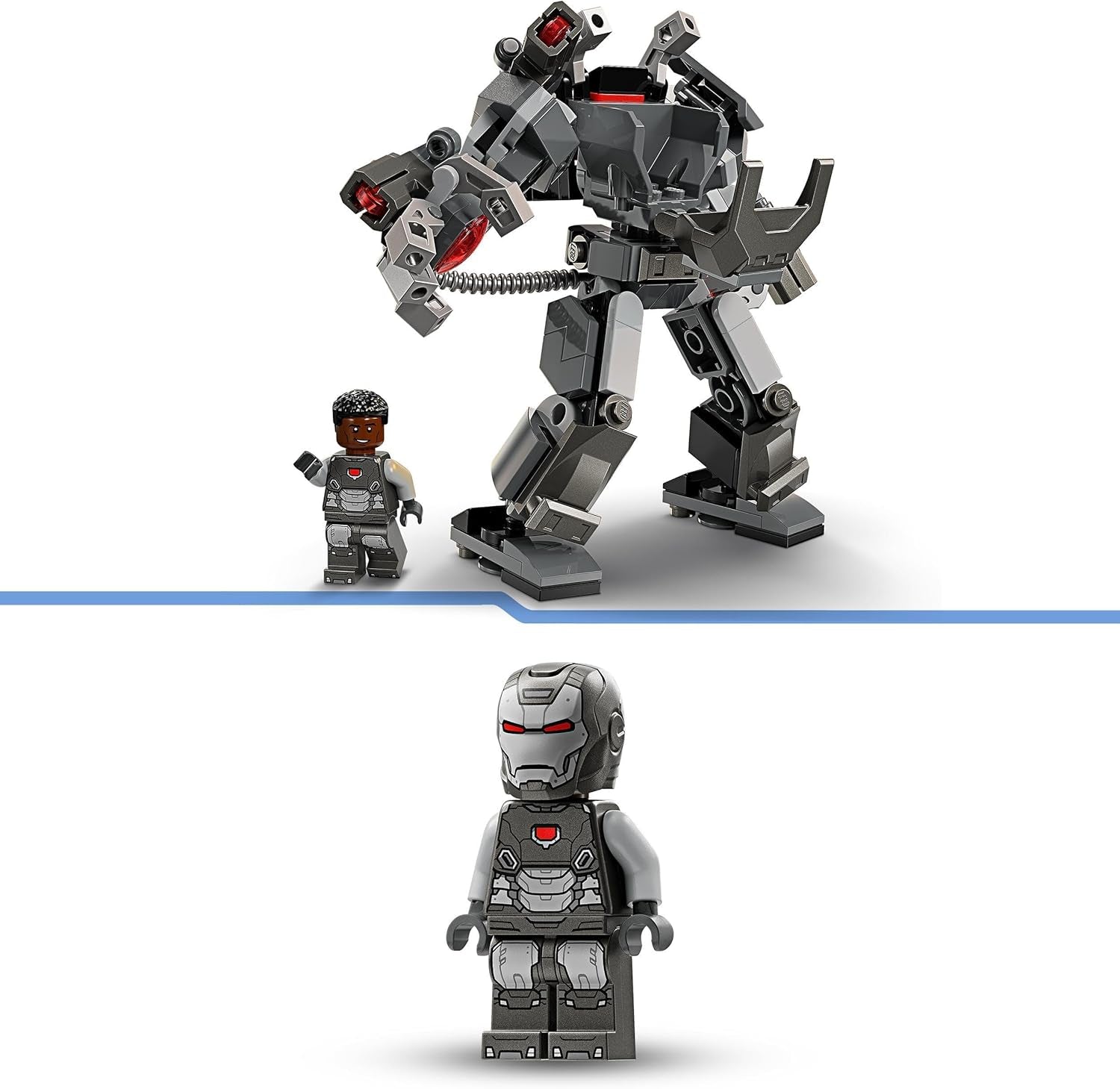 LEGO Marvel War Machine Mech 3 střílečka Superhrdina sestavitelná hračka pro děti MCU Legendární akční figurka dárek pro 6leté chlapce a dívky 76277 Stavebnice Beuche den LEGO-Store