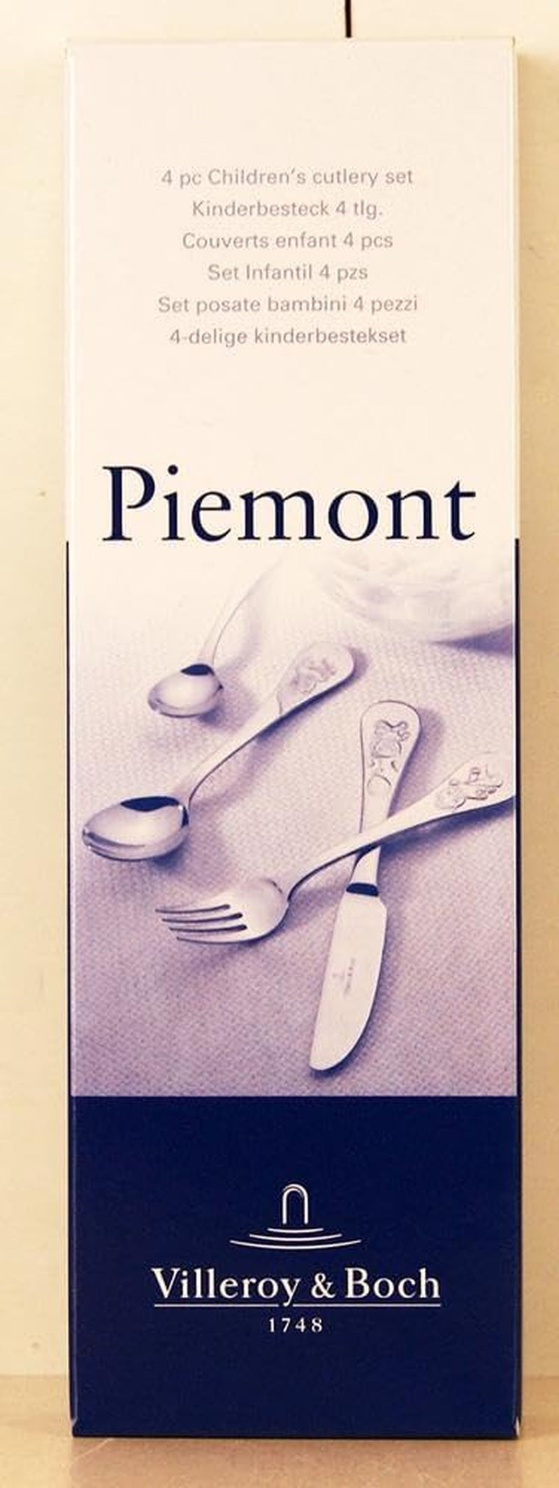 Villeroy And Boch Sada dětských příborů Teddy 4 kusy, nerez 18/10 Kitchen Naty Shop