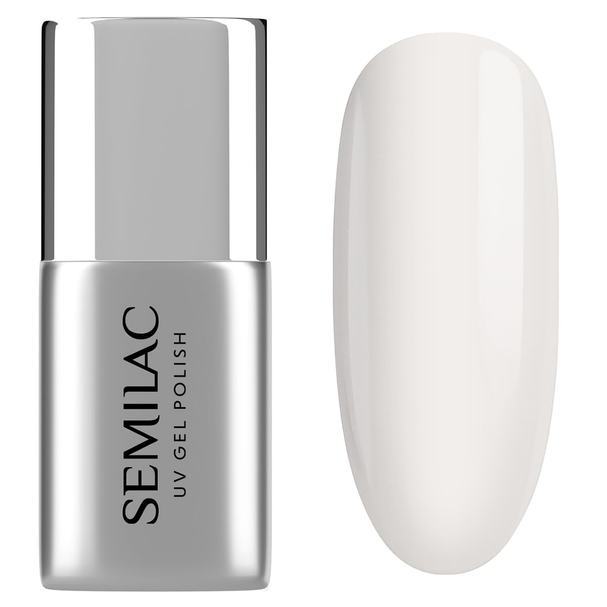 Semilac Top Coat Lak na nehty 7ml, Inovativní, UV/LED, Hybridní lak na nehty, Lesklý Finish, Chrání, Transparentní