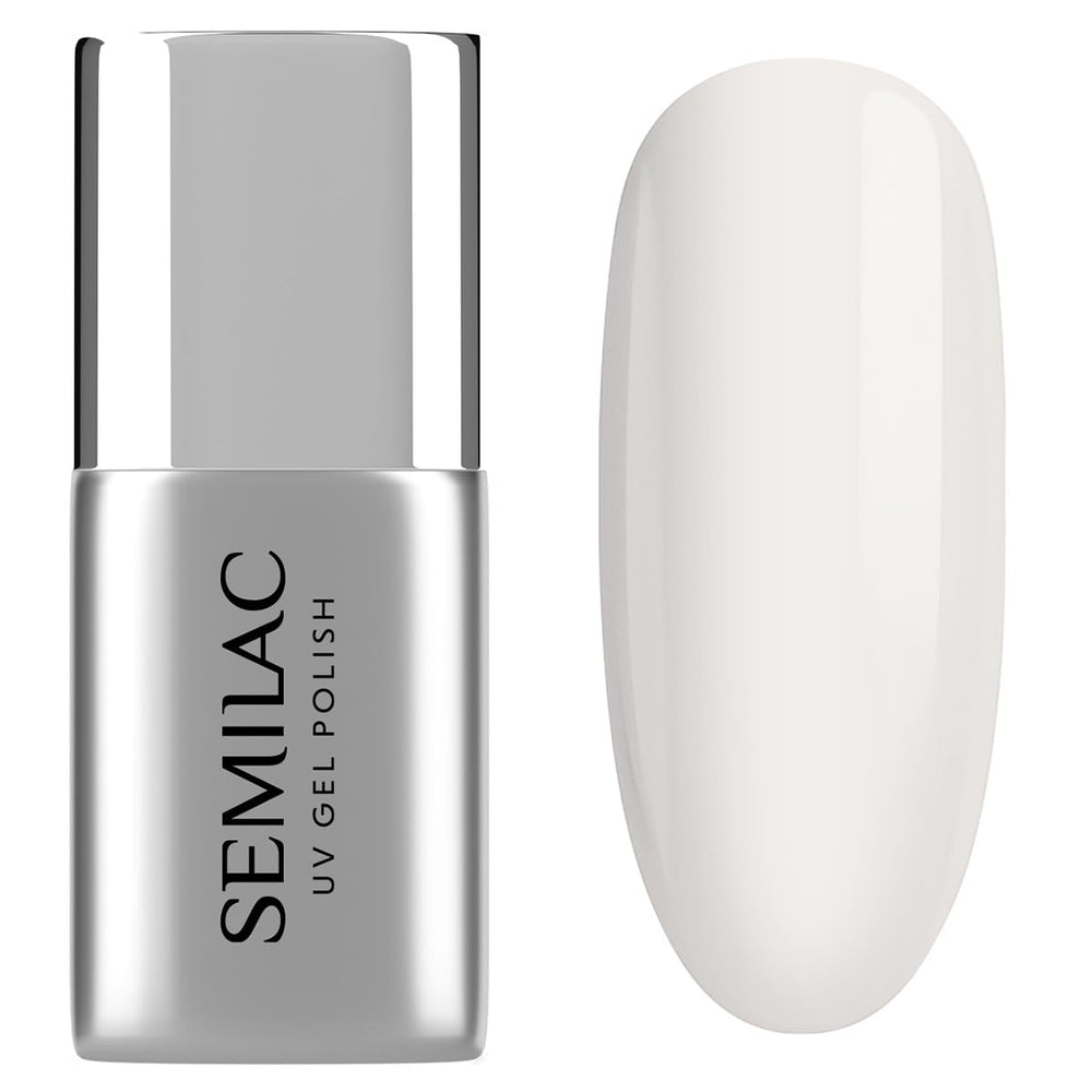 Semilac Top Coat Lak na nehty 7ml, Inovativní, UV/LED, Hybridní lak na nehty, Lesklý Finish, Chrání, Transparentní