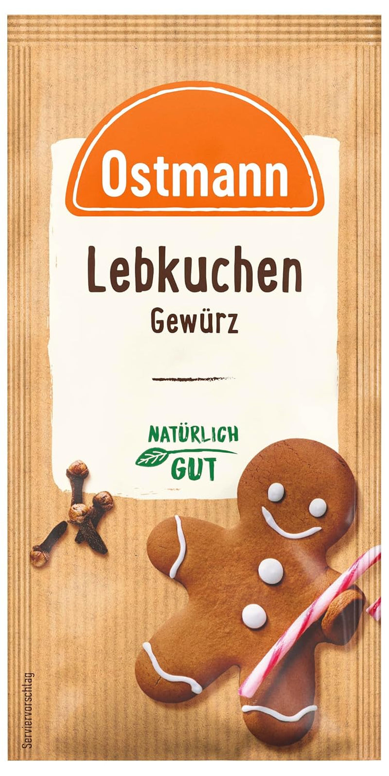 Ostmann Gewürze – Lebkuchen-Gewürz | Gewürzmischung für Leb- und Honigkuchen | Ideální na pečivo a dezerty v zimním a vánočním období 15 g v sáčku