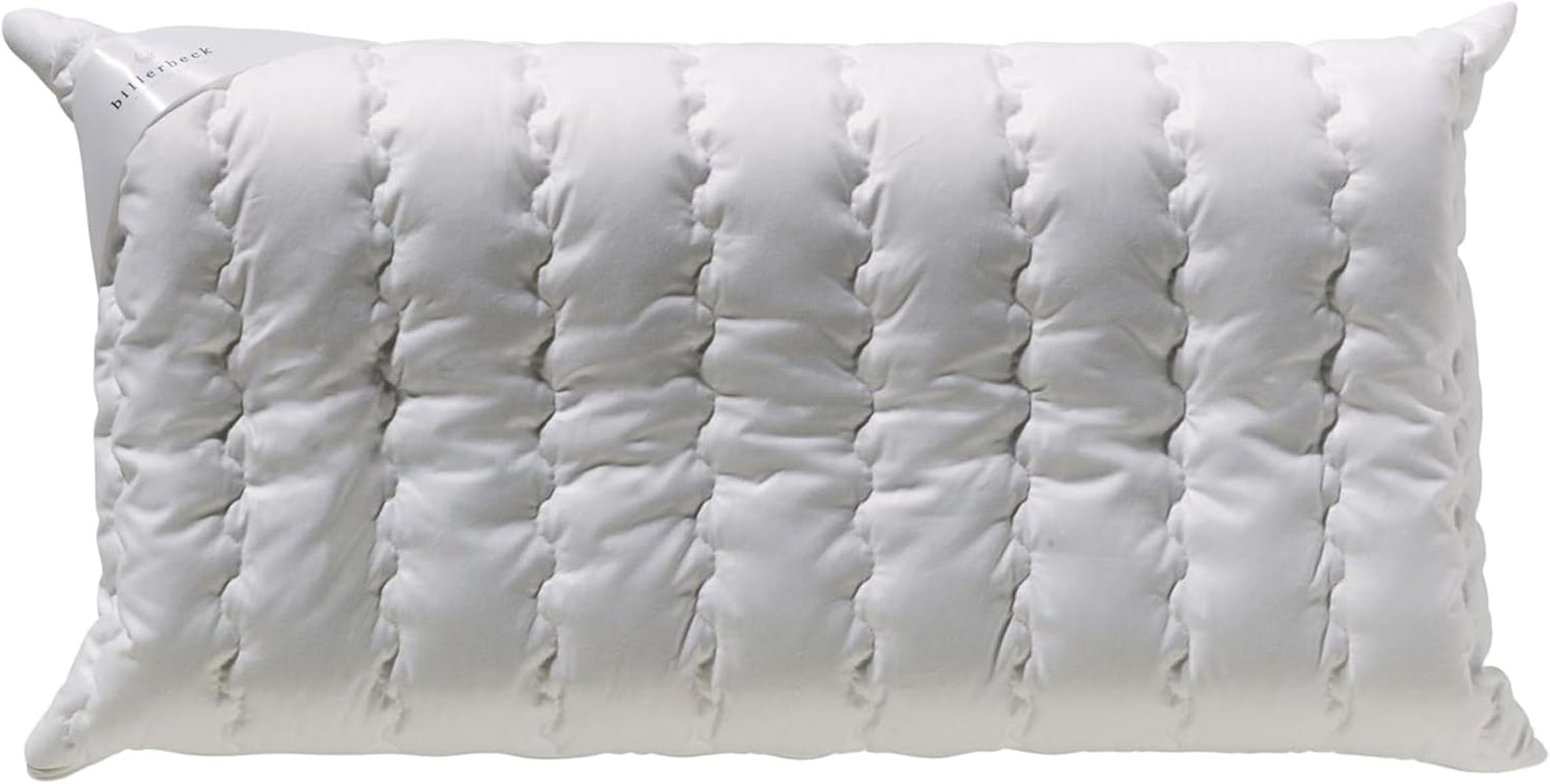 Billerbeck Pillow S20 Latex - Pernă pentru gât în 40 X 80 Cm - Pernă pentru susținerea gâtului cu miez moale din latex, alb Perne standard Naty Shop Spumă Visco
