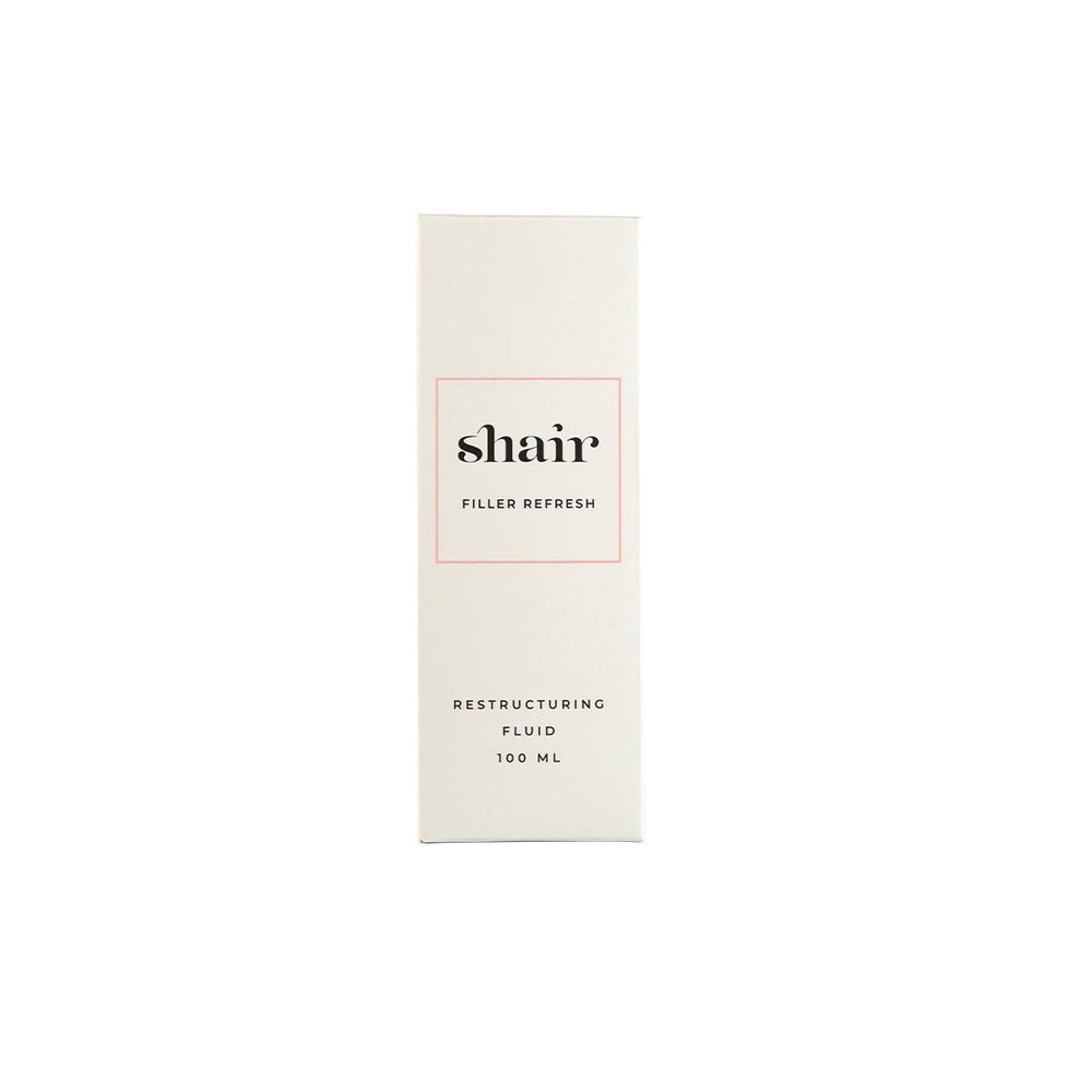 Shair Filler Refresh: fluid de restructurare, revitalizant, revigorant, mătăsos, descurcător, pentru părul tern, uscat, tratat, cu vârfuri despicate Produse pentru descurcarea părului Naty Shop