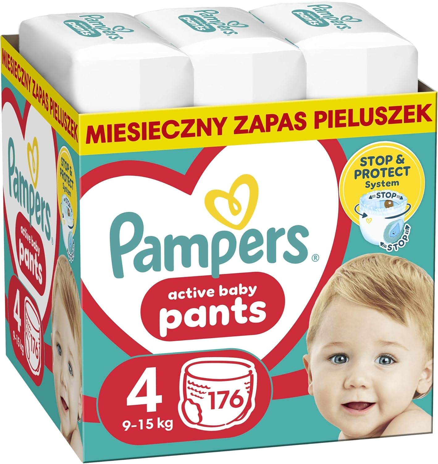 Pampers (Stará verze), Kalhoty Boys/Girls 4 176 ks.