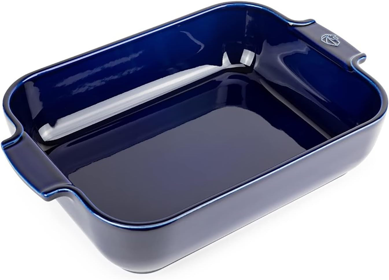 Peugeot Appolia Rechteckige Auflaufform Mit Griffen, Keramik, Schiefer / Grau, 7,2X31X21,7 Cm, Fassungsvermögen: Ca. 2 L, 60060 Matrite si tavi pentru copt Naty Shop Blau