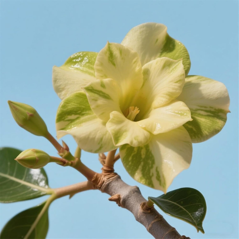 Winterhart pflanzen, Lebende Pflanzen,Mehrjährige Blumenzwiebel ist winterhart, Mysteriöse magische Glühbirne, Blumenzwiebel Mix，3 roky-1 Wüstenrose knollen -G