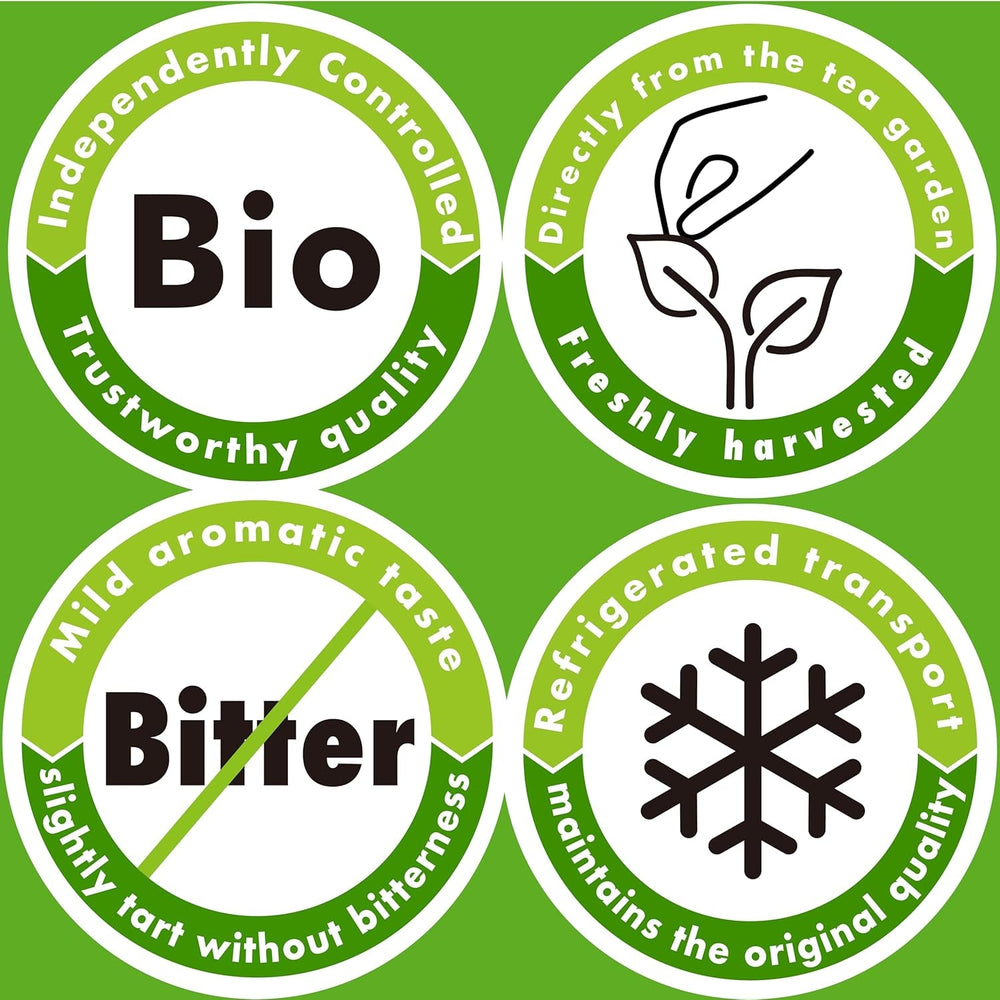 Goodwei Sencha Ceai verde organic Four Seasons - Ceai verde aromat, ușor amar, 250 g