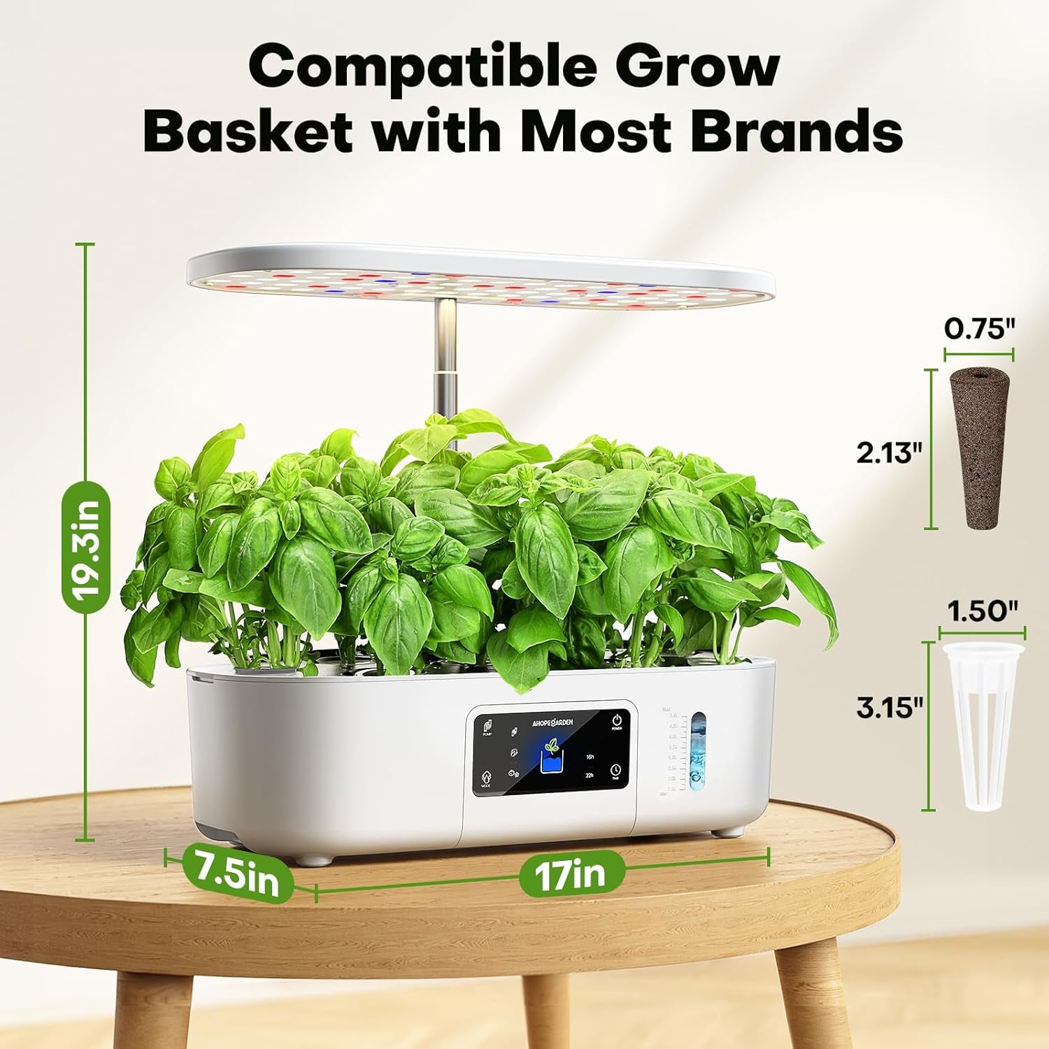 Herb Garden Hydroponic Grow System Kit s Grow Light