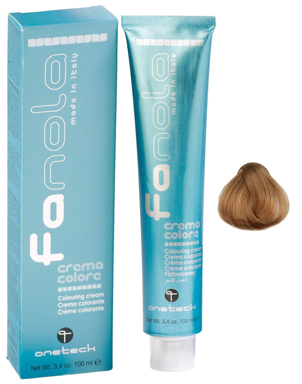 Fanola crema colore Cremă colorantă 7.0 Blond, 100 ml