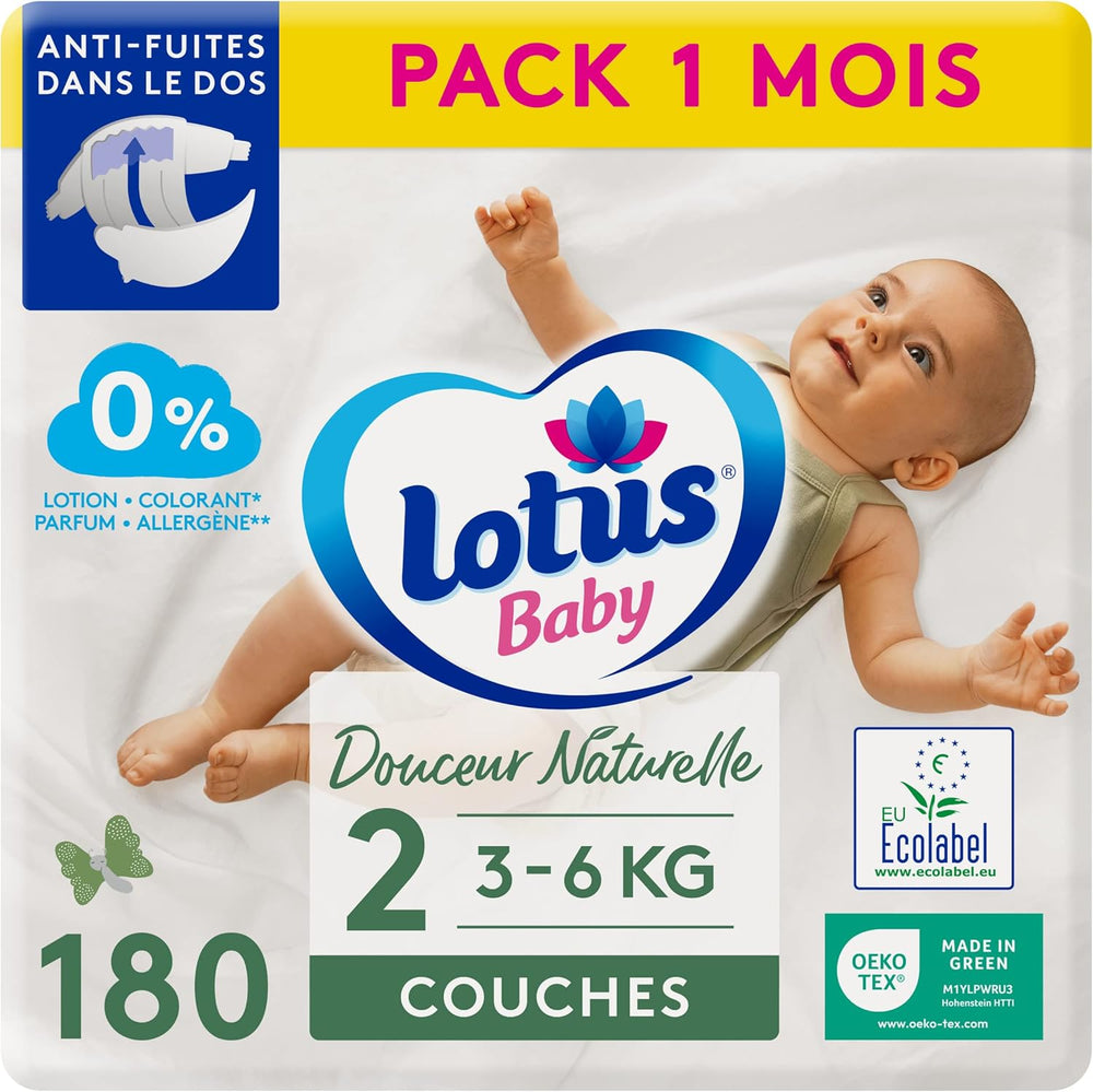Douceur Naturelle – Velikost 3 plen (5-9 kg) 1měsíční balení – 172 plen