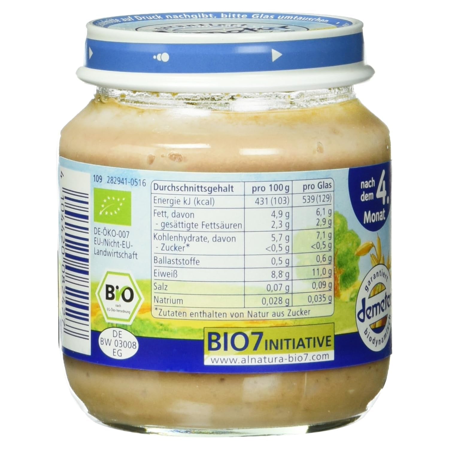 Připraveno z bio hovězího masa, 125 g