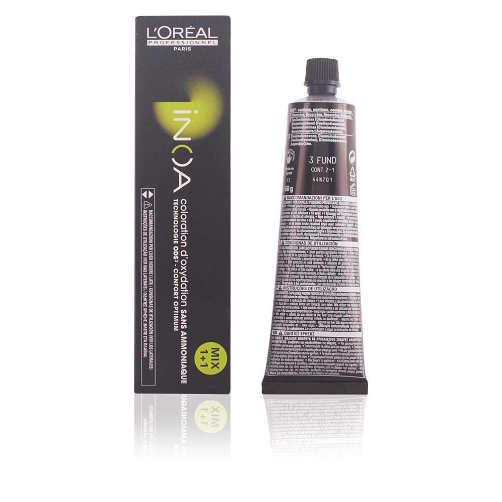 L'Oréal Professionnel INOA Colorație oxidativă fără amoniac 4 maro mediu, 1 pachet, (1x 60 ml)